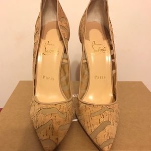 Christian Louboutin."So Kate" cork pumps